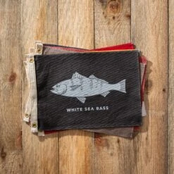 White Sea Bass Flag -Surf Story Shop 345A3175