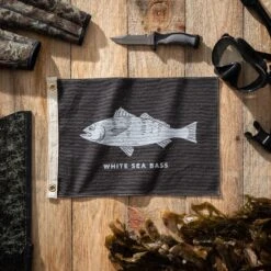 White Sea Bass Flag -Surf Story Shop 345A3283