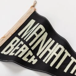 Slightly Choppy <br>Manhattan Beach Flag -Surf Story Shop 7Z4A0517