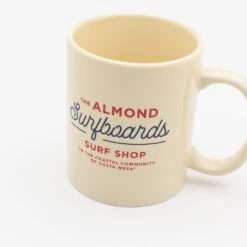 Surf Shop Mug | Almond -Surf Story Shop Almond surf shop mug ALM detail