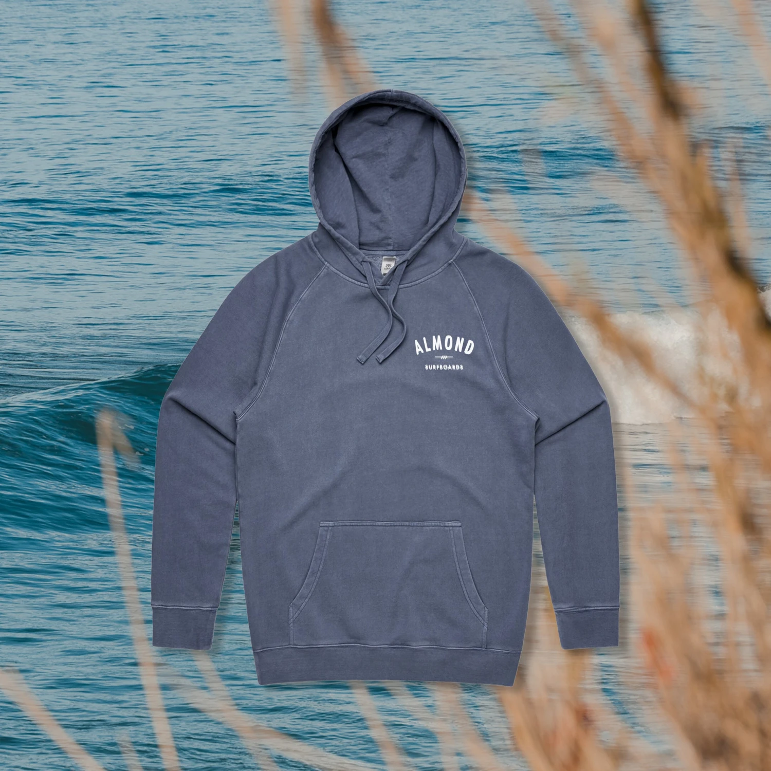 Surf Check Hoodie | Faded Blue 1 Surf Check Hoodie | Faded Blue