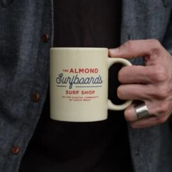 Surf Shop Mug | Almond -Surf Story Shop almond surf shop mug