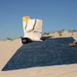 Almond X Slowtide Quick-Dry Towel | Chart 7 Almond X Slowtide Quick-Dry Towel | Chart -Surf Story Shop chart towel nvy