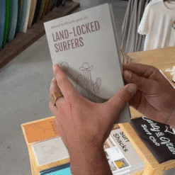Almond's Guide For Land-Locked Surfers (Paperback) -Surf Story Shop land locked book